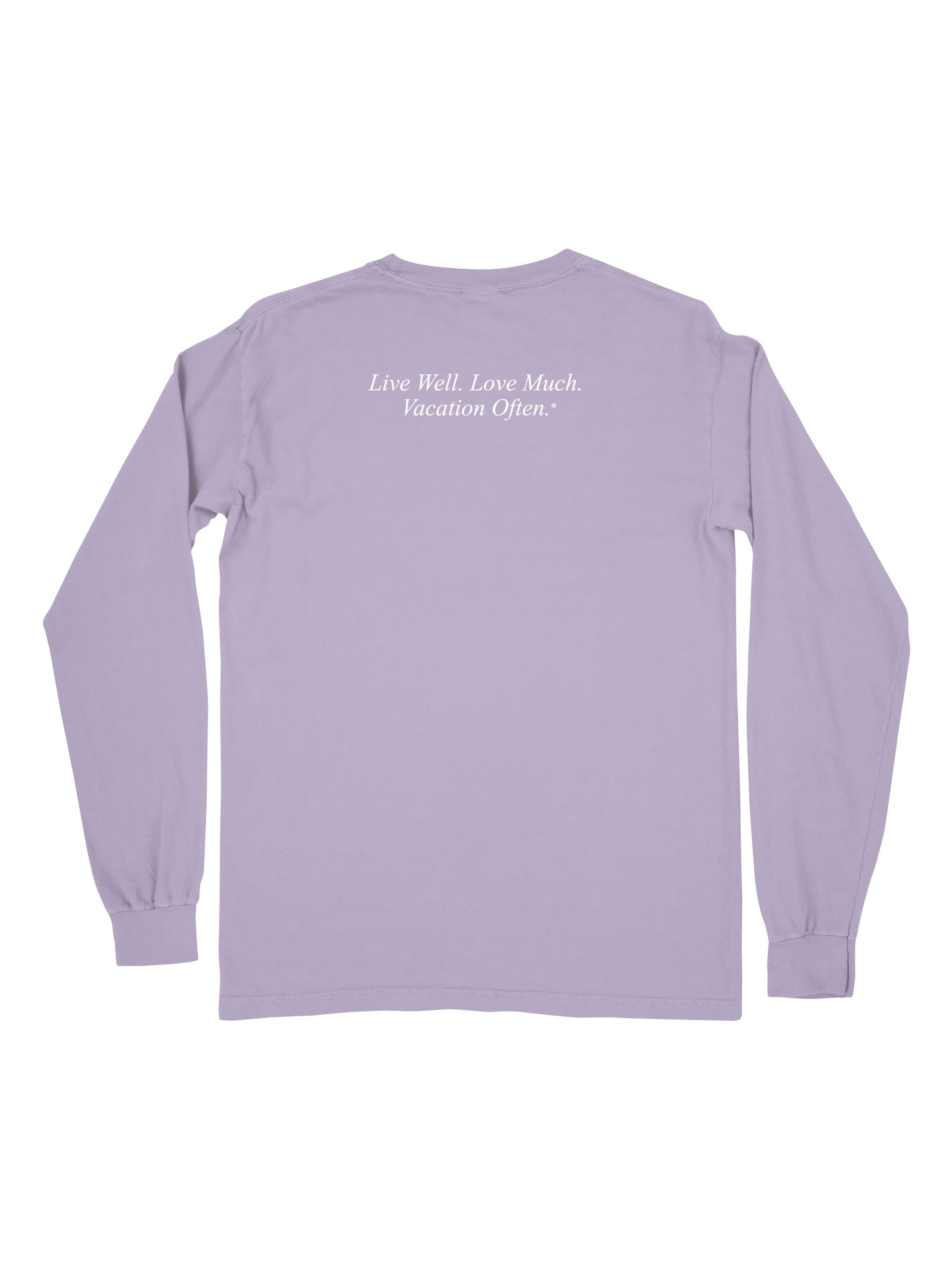 Live Well Classic Logo Comfort Colors Long Sleeve T-Shirt