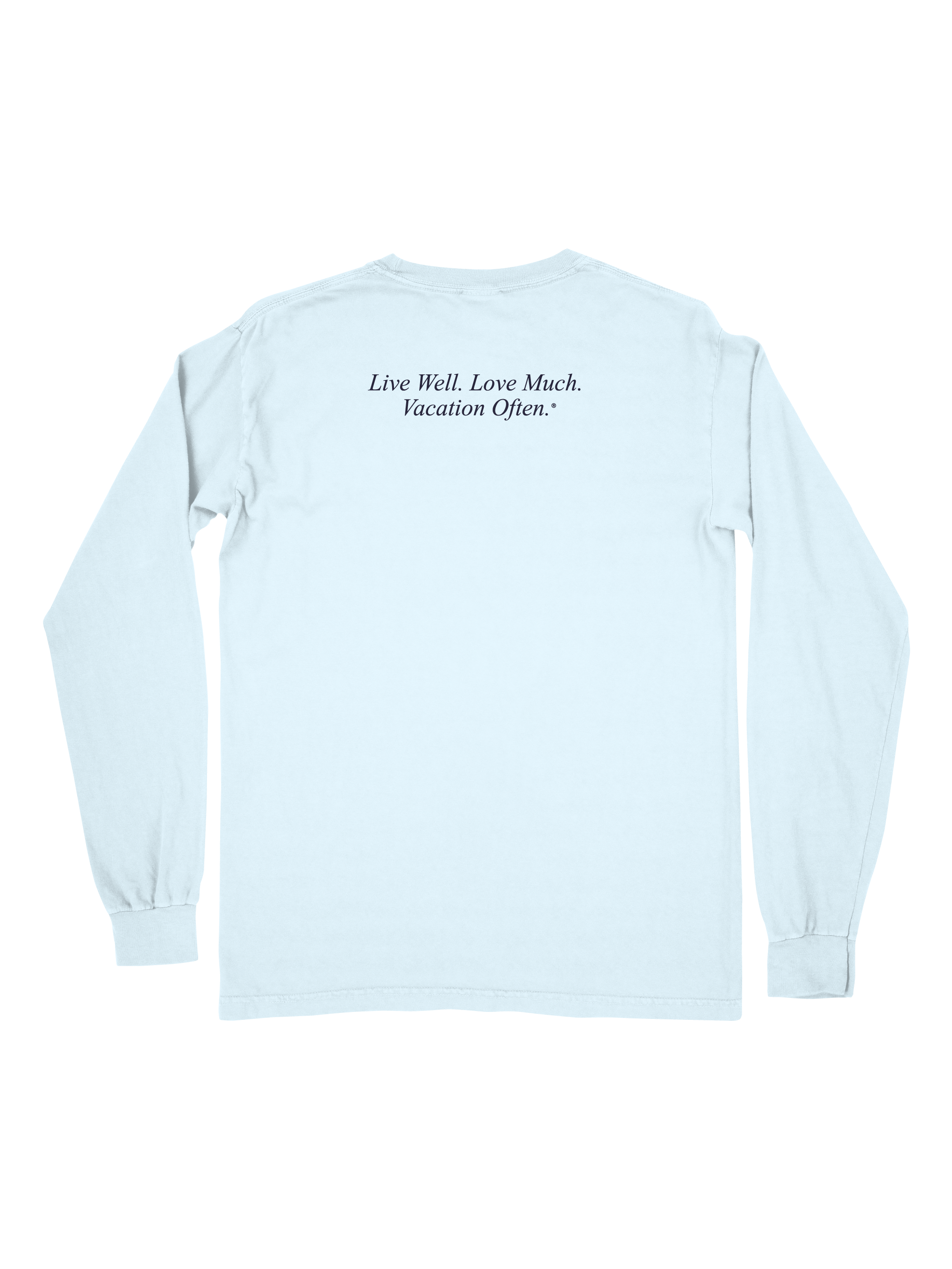 Live Well Classic Logo Comfort Colors Long Sleeve T-Shirt