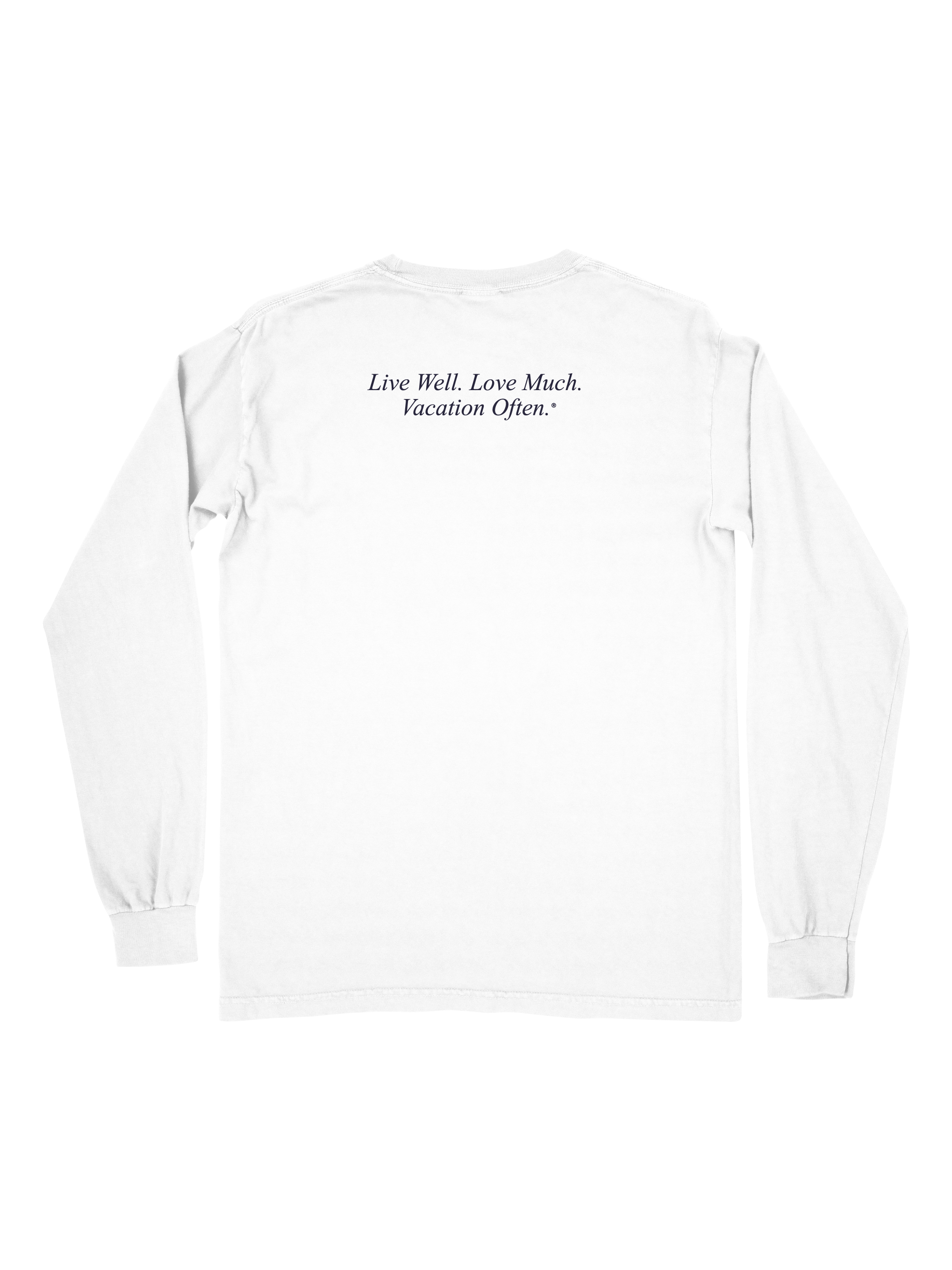 Live Well Classic Logo Comfort Colors Long Sleeve T-Shirt