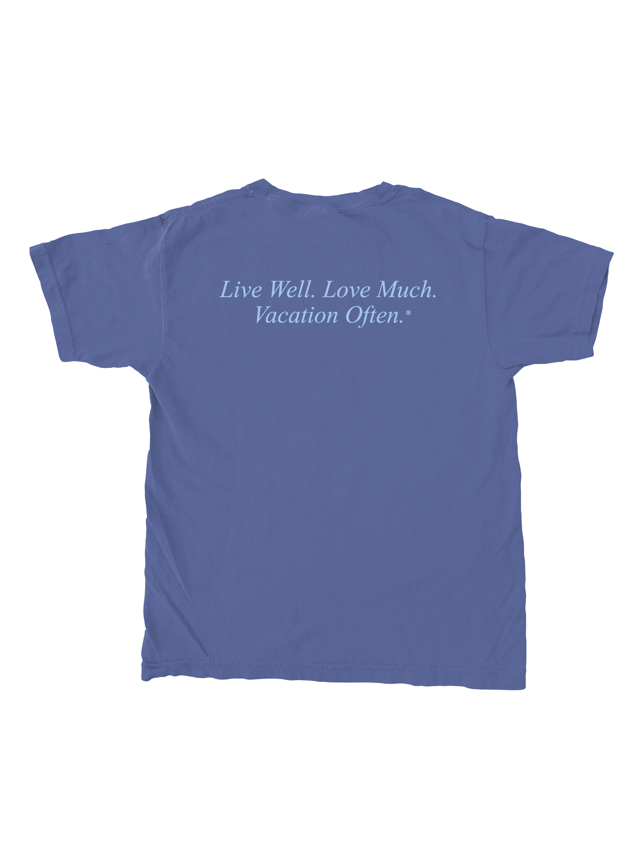 Live Well 30A Classic Logo Comfort Colors Youth T-Shirt