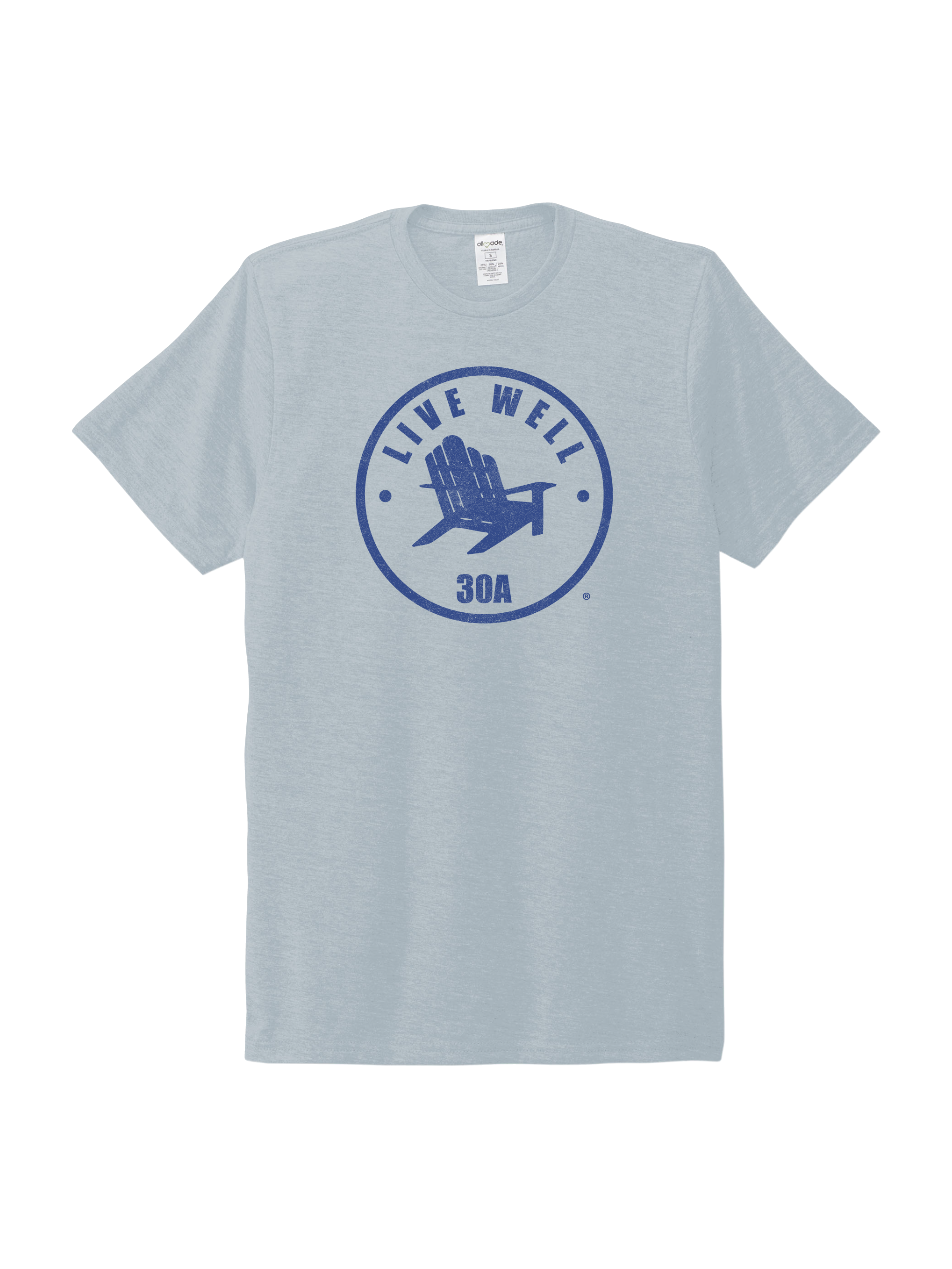 Live Well 30A Circle Logo Tri-Blend T-Shirt