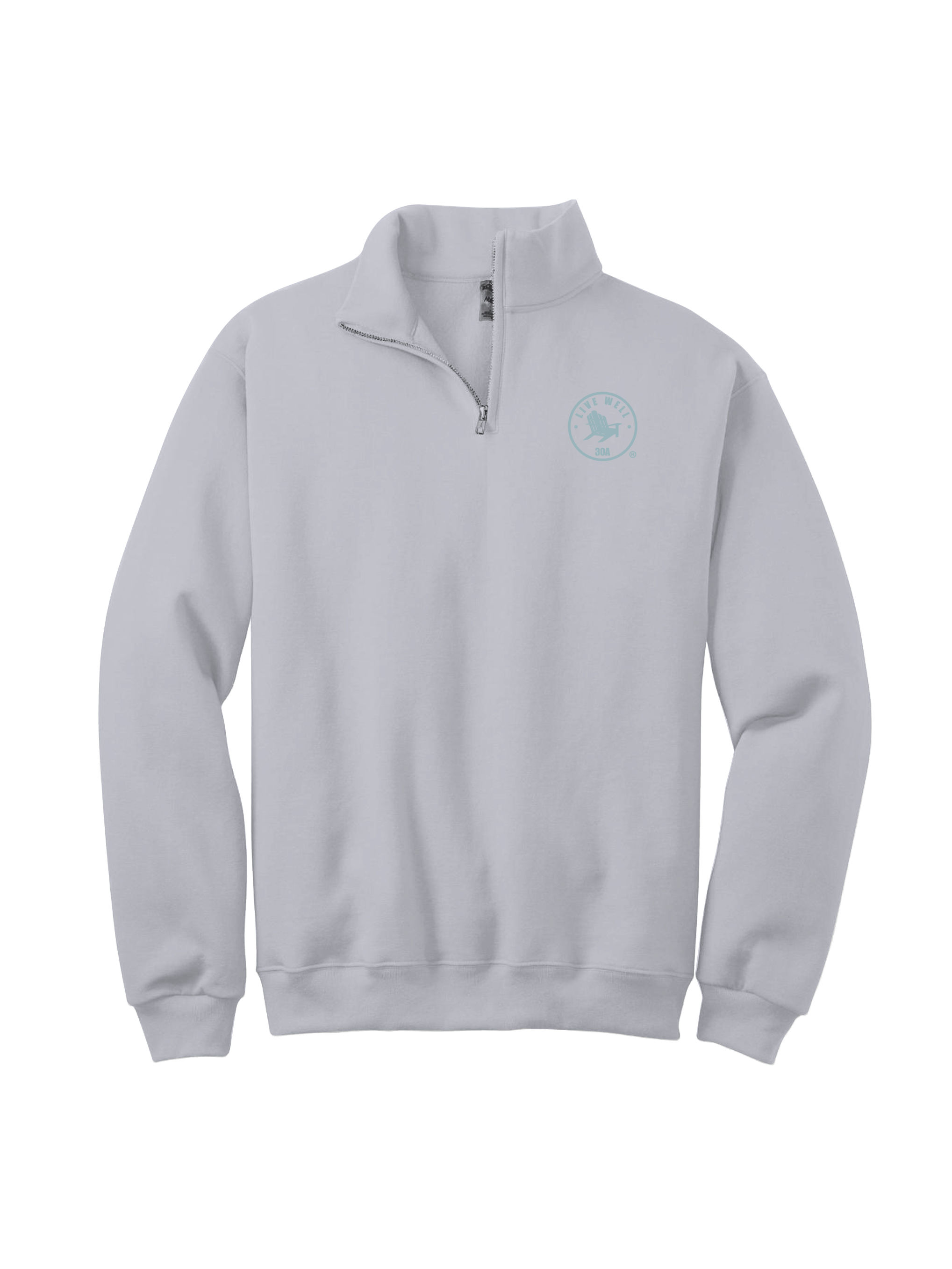 Live Well 30A Circle Logo Quarter Zip Sweatshirt