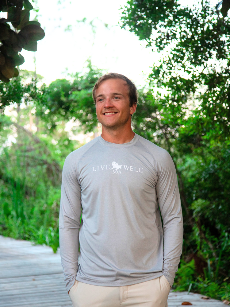 Live Well 30A Classic Logo Performance Long Sleeve Sun T-Shirt