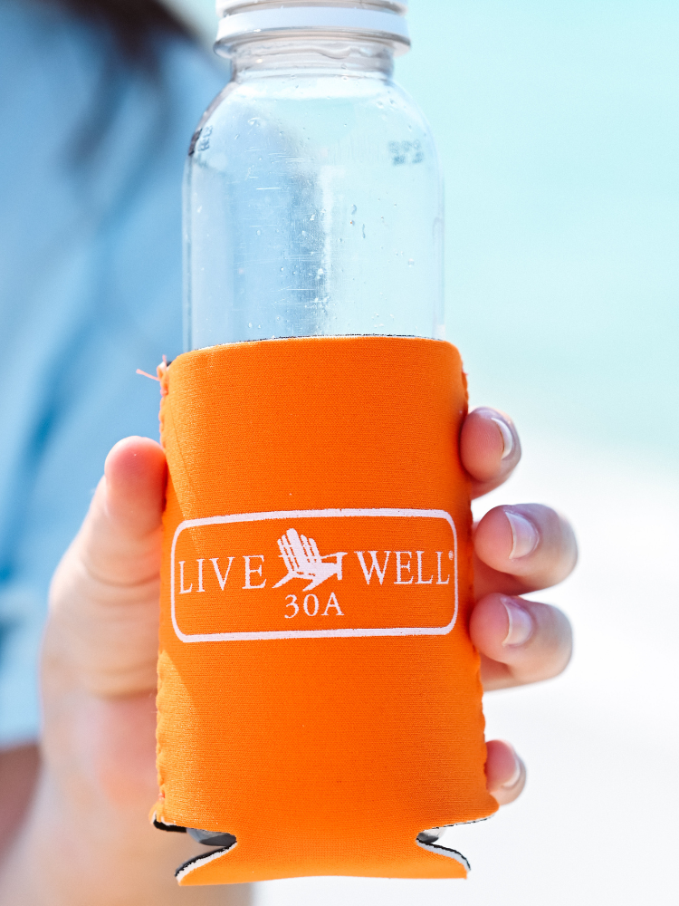 Live Well 30A Classic Logo Regular Can Cooler