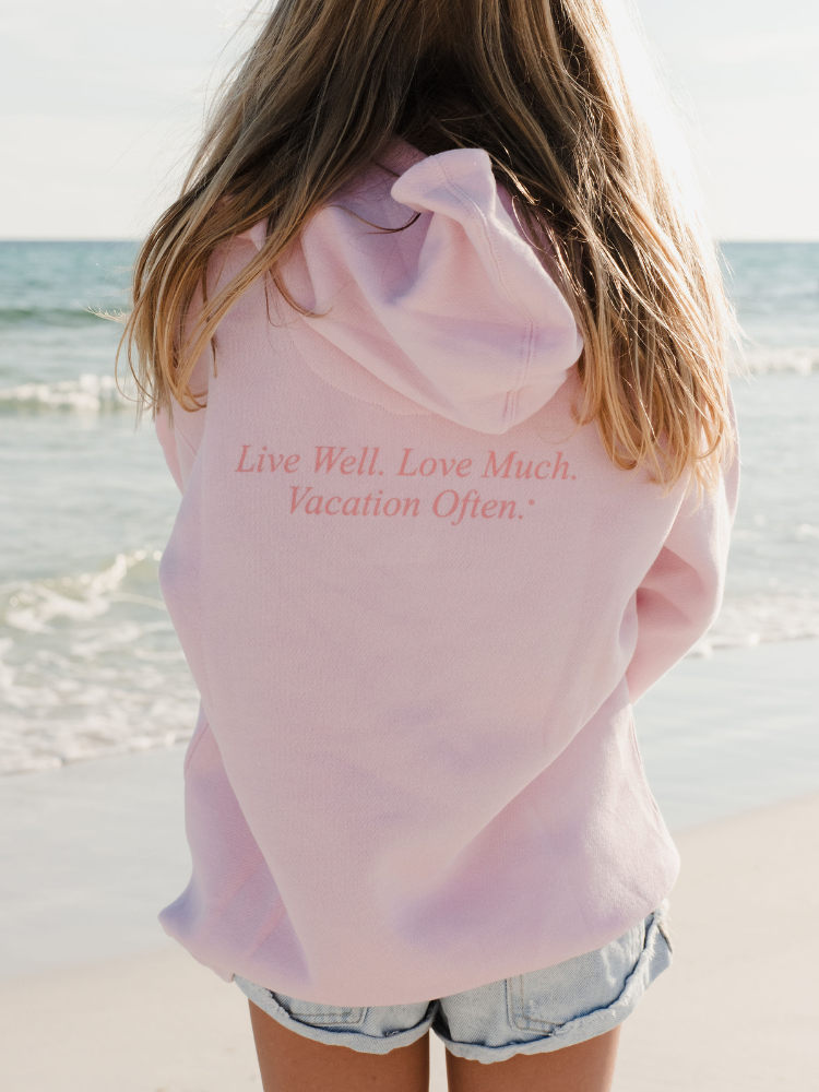 Live Well 30A Classic Logo Monochrome Youth Hoodie