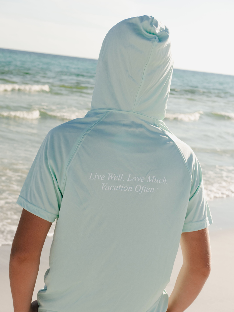 Live Well 30A Classic Logo Youth Performance Hoodie