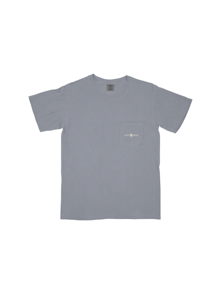 Live Well 30A Dogs of 30A Pocket T-Shirt