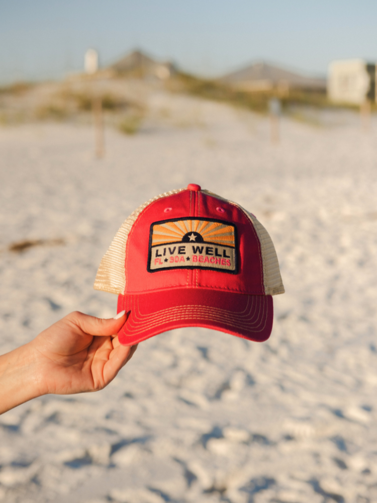 Live Well Sun Rays Beaches Hat
