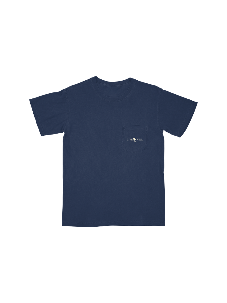 Summer Town American Flag Pocket T-Shirt